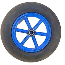 Шаврын тэрэгний цэнхэр дугуй.